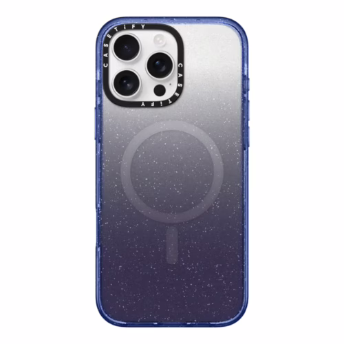 Casetify รุ่น Impact Case with Magnetic - เคส iPhone 16 Pro Max - สี Glitter Indigo