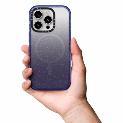 Casetify รุ่น Impact Case with Magnetic - เคส iPhone 16 Pro Max - สี Glitter Indigo