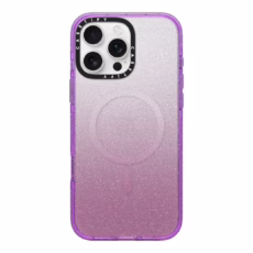 Casetify รุ่น Impact Case with Magnetic - เคส iPhone 16 Pro Max - สี Glitter Purple