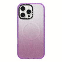 Casetify รุ่น Impact Case with Magnetic - เคส iPhone 16 Pro Max - สี Glitter Purple