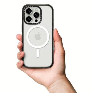 Casetify รุ่น Impact Case with Magnetic - เคส iPhone 16 Pro Max - สี Crochet Flowers Red