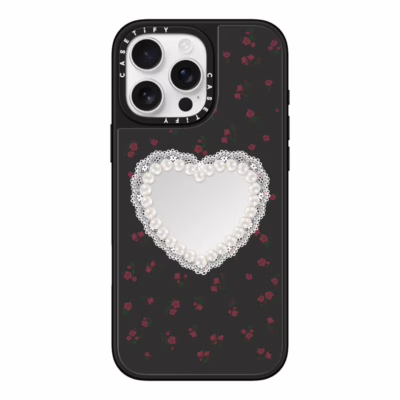 Casetify รุ่น Mirror Case with Magnetic - เคส iPhone 16 Pro Max - สี Gothic Pearly Heart