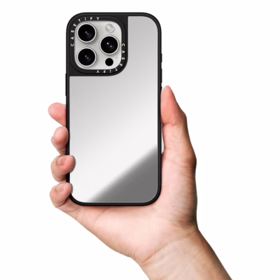 Casetify รุ่น Mirror Case with Magnetic - เคส iPhone 16 Pro Max - สี Pearly Heart