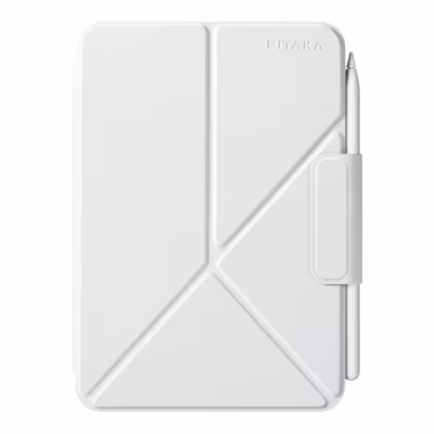 Pitaka รุ่น MagEZ Folio 2 - ฝาพับหน้าจอ iPad mini (7th/6th Gen) - สี White