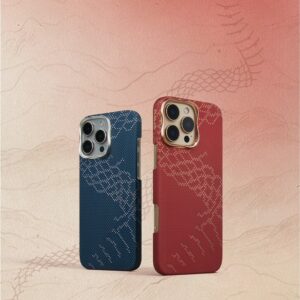 Pitaka รุ่น Snake Ridge (New Year Limited Edition) - เคส iPhone 16 Pro - สี Snowy Day