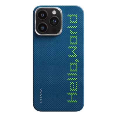 Pitaka รุ่น Tactile Woven - เคส iPhone 15 Pro Max - สี Hello World