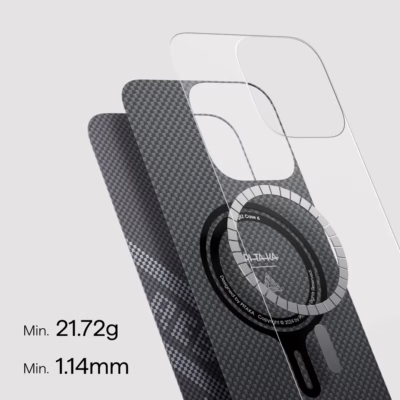 Pitaka รุ่น Re-TROS Rebuilding (Tactile Woven) - เคส iPhone 16 Pro - สี Rebuilding