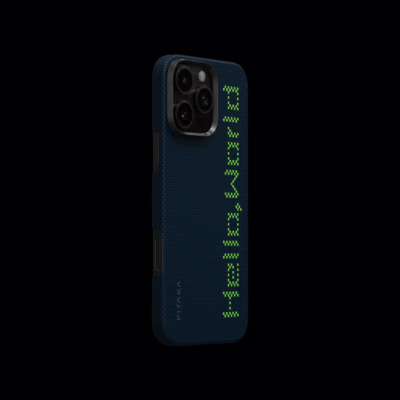 Pitaka รุ่น Tactile Woven - เคส iPhone 16 Pro - สี Hello World