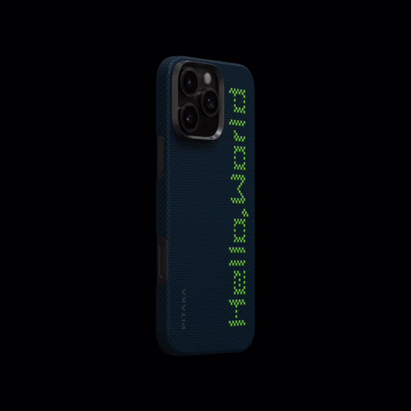 Pitaka รุ่น Tactile Woven - เคส iPhone 16 Pro - สี Hello World