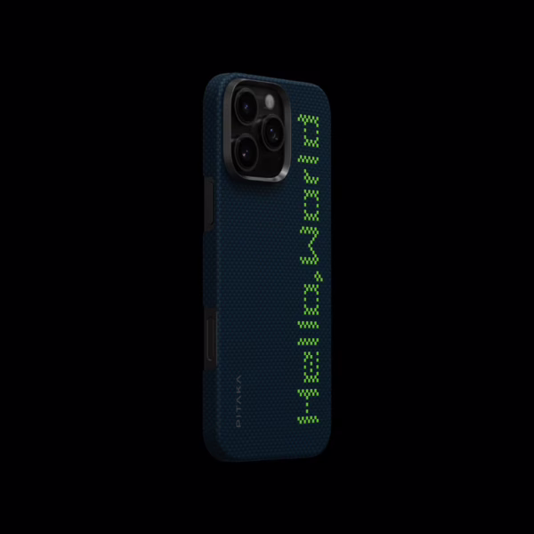 Pitaka รุ่น Tactile Woven - เคส iPhone 16 Pro Max - สี Hello World