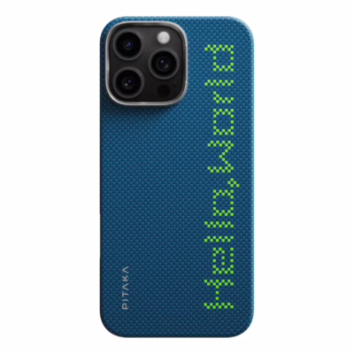 Pitaka รุ่น Tactile Woven - เคส iPhone 16 Pro Max - สี Hello World