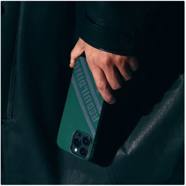 Pitaka รุ่น Re-TROS Rebuilding (Tactile Woven) - เคส iPhone 16 Pro - สี Refining