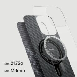 Pitaka รุ่น Re-TROS Rebuilding (Tactile Woven) - เคส iPhone 16 Pro - สี Refining