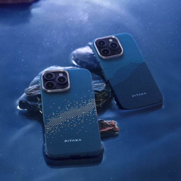 Pitaka รุ่น StarPeak Lumintex™ Edition (Tactile Woven) - เคส iPhone 16 Pro Max - สี Milky way galaxy