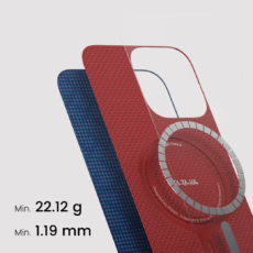 Pitaka รุ่น PTK Monogram (Tactile Woven) - เคส iPhone 16 Pro - สี Dark Blue