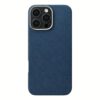 Pitaka รุ่น PTK Monogram (Tactile Woven) - เคส iPhone 16 Pro Max - สี Dark Blue