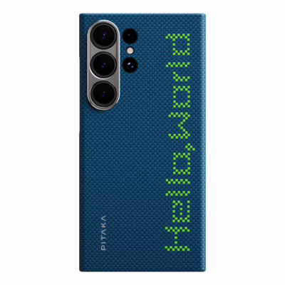 Pitaka รุ่น Tactile Woven - เคส Galaxy S24 Ultra - สี Hello World