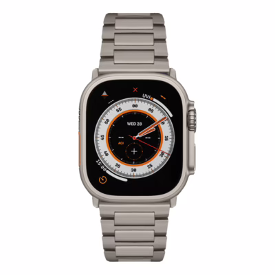 Sandmarc รุ่น Titanium (Grade 2) - สายนาฬิกา Apple Watch Ultra 1/2 - สี Natural