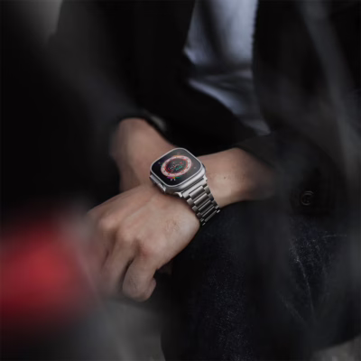 Sandmarc รุ่น Titanium (Grade 2) - สายนาฬิกา Apple Watch Ultra 1/2 - สี Natural