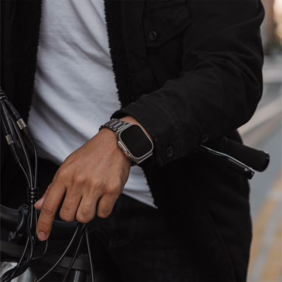 Sandmarc รุ่น Titanium (Grade 2) - สายนาฬิกา Apple Watch Ultra 1/2 - สี Natural