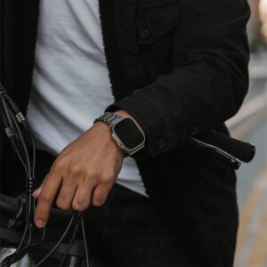 Sandmarc รุ่น Titanium (Grade 2) - สายนาฬิกา Apple Watch Ultra 1/2 - สี Natural