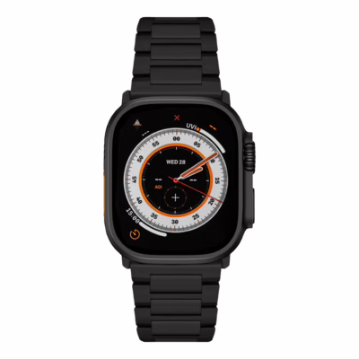 Sandmarc รุ่น Titanium (Grade 2) - สายนาฬิกา Apple Watch Ultra 1/2 - สี Black