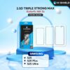 Hishield รุ่น 2.5D Triple Strong Max - ฟิล์มกระจกกันรอย Galaxy S25 Ultra - สี Black
