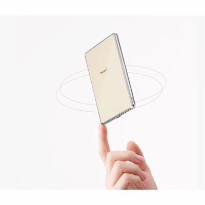 Photofast รุ่น MagSlim x Qi2 - พาวเวอร์แบงค์ชาร์จไร้สาย ความจุ 5000 mAh - สี Milk Tea