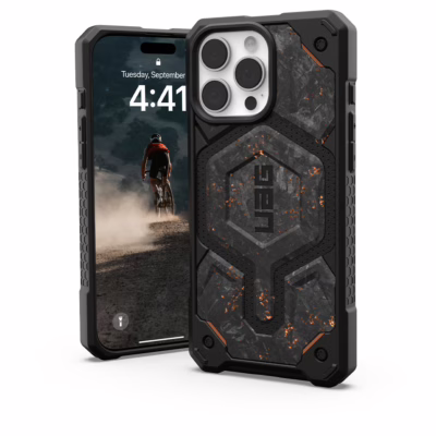 UAG รุ่น Monarch Pro - เคส iPhone 16 Pro Max – สี Forged Carbon Fiber with Copper (Limited Edition)
