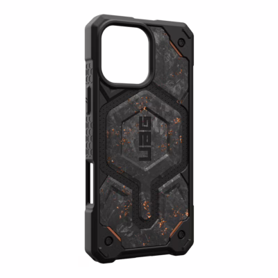 UAG รุ่น Monarch Pro - เคส iPhone 16 Pro Max – สี Forged Carbon Fiber with Copper (Limited Edition)