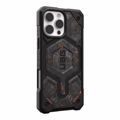 UAG รุ่น Monarch Pro - เคส iPhone 16 Pro Max – สี Forged Carbon Fiber with Copper (Limited Edition)