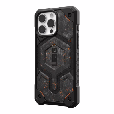 UAG รุ่น Monarch Pro - เคส iPhone 16 Pro Max – สี Forged Carbon Fiber with Copper (Limited Edition)