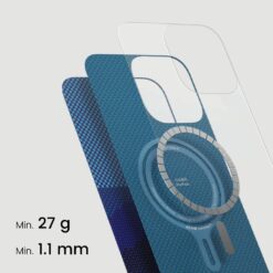 Pitaka รุ่น StarPeak Lumintex™ Edition (Tactile Woven) - เคส iPhone 16 Pro - สี Milky way galaxy