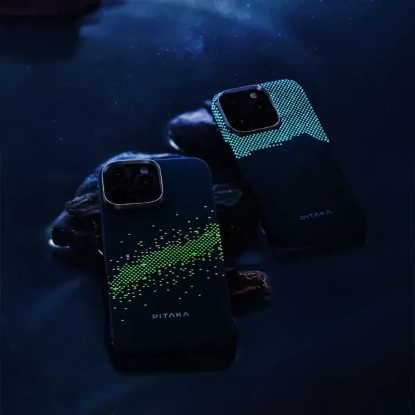 Pitaka รุ่น StarPeak Lumintex™ Edition (Tactile Woven) - เคส iPhone 16 Pro Max - สี Milky way galaxy