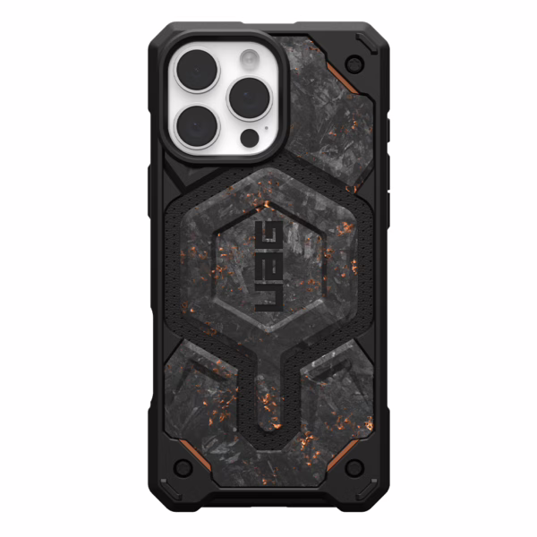 UAG รุ่น Monarch Pro - เคส iPhone 16 Pro Max – สี Forged Carbon Fiber with Copper (Limited Edition)