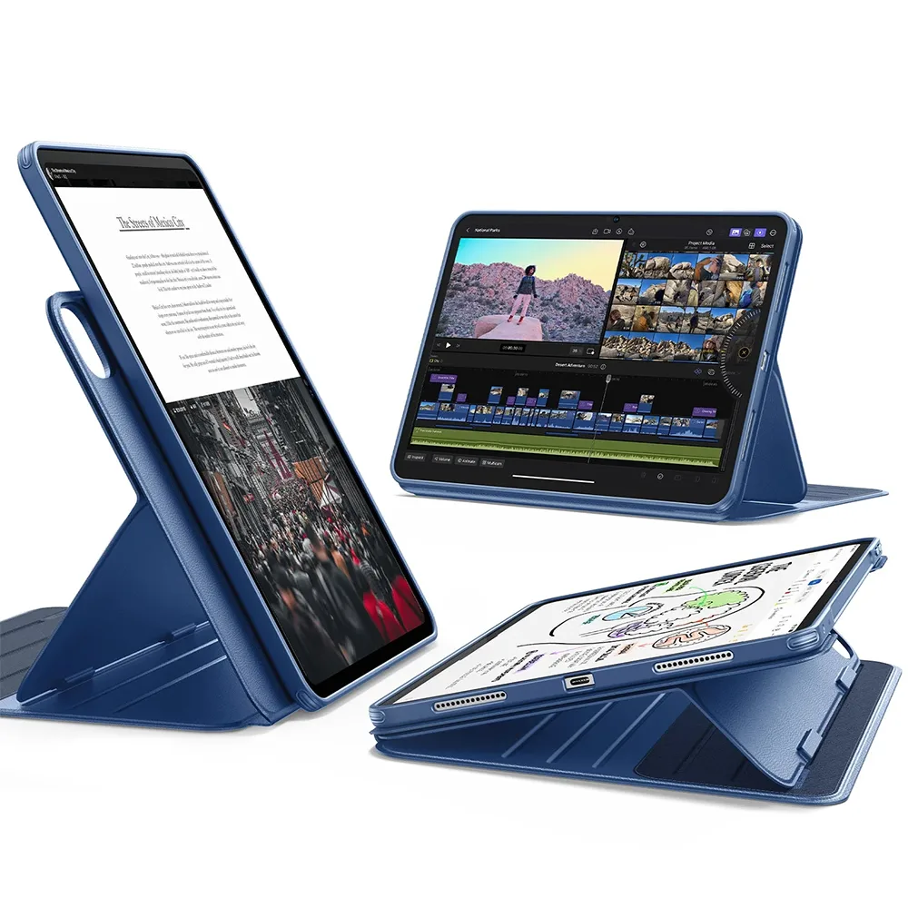 ESR รุ่น Shift Magnetic Case - เคส iPad Pro 12.9 (6th/5th Gen) - สี Navy Blue 1 ESR รุ่น Shift Magnetic Case - เคส iPad Pro 12.9 (6th/5th Gen) - สี Navy Blue