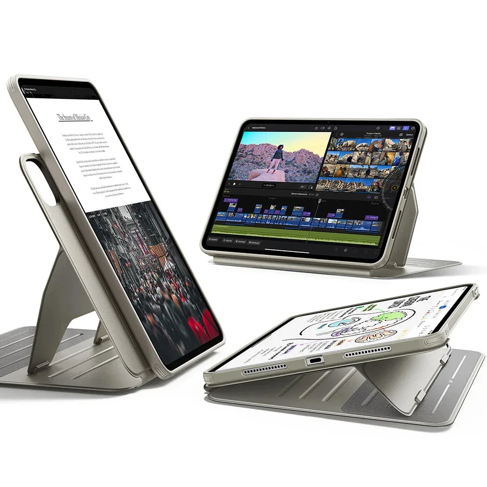 ESR รุ่น Shift Magnetic Case - เคส iPad Pro 11" (5th/2024) - สี Titanium 1 ESR รุ่น Shift Magnetic Case - เคส iPad Pro 11" (5th/2024) - สี Titanium