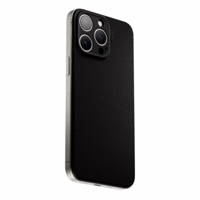 Suti รุ่น PhoneBack (Magsafe) - เคส iPhone 16 Pro Max - สี Carbon Fiber