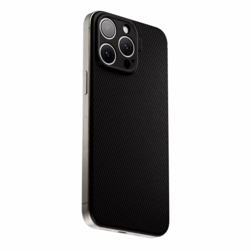 Suti รุ่น PhoneBack (Magsafe) - เคส iPhone 16 Pro Max - สี Carbon Fiber