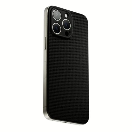 Suti รุ่น PhoneBack (Magsafe) - เคส iPhone 16 Pro - สี Carbon Fiber