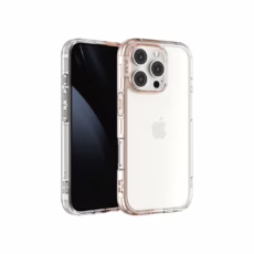Ples รุ่น Lepi Air Layer TwoFace - เคส iPhone 16 Pro - สี Chestnut Pearl/Transparent