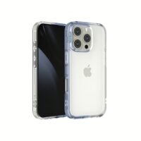 Ples รุ่น Lepi Air Layer TwoFace - เคส iPhone 16 Pro - สี Cashmere Blue/Transparent