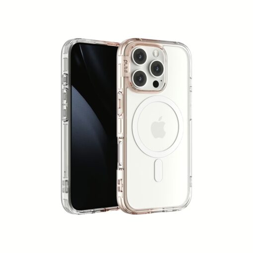 Ples รุ่น Lepi Air Layer TwoFace (Magnetic) - เคส iPhone 16 Pro Max - สี Chestnut Pearl/Transparent - Image 8