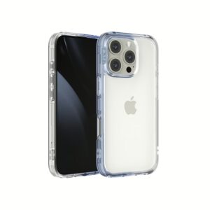 Ples รุ่น Lepi Air Layer TwoFace - เคส iPhone 16 Pro - สี Cashmere Blue/Transparent