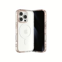 Ples รุ่น Lepi Air Layer TwoFace (Magnetic) - เคส iPhone 16 Pro - สี Chestnut Pearl/Transparent