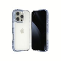 Ples รุ่น Lepi Air Layer TwoFace - เคส iPhone 16 Pro - สี Cashmere Blue/Transparent