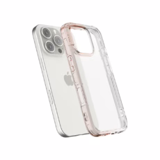 Ples รุ่น Lepi Air Layer TwoFace - เคส iPhone 16 Pro - สี Chestnut Pearl/Transparent