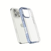 Ples รุ่น Lepi Air Layer TwoFace - เคส iPhone 16 Pro - สี Cashmere Blue/Transparent