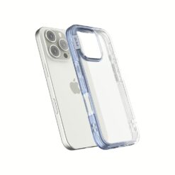 Ples รุ่น Lepi Air Layer TwoFace - เคส iPhone 16 Pro - สี Cashmere Blue/Transparent