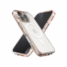 Ples รุ่น Lepi Air Layer TwoFace (Magnetic) - เคส iPhone 16 Pro - สี Chestnut Pearl/Transparent